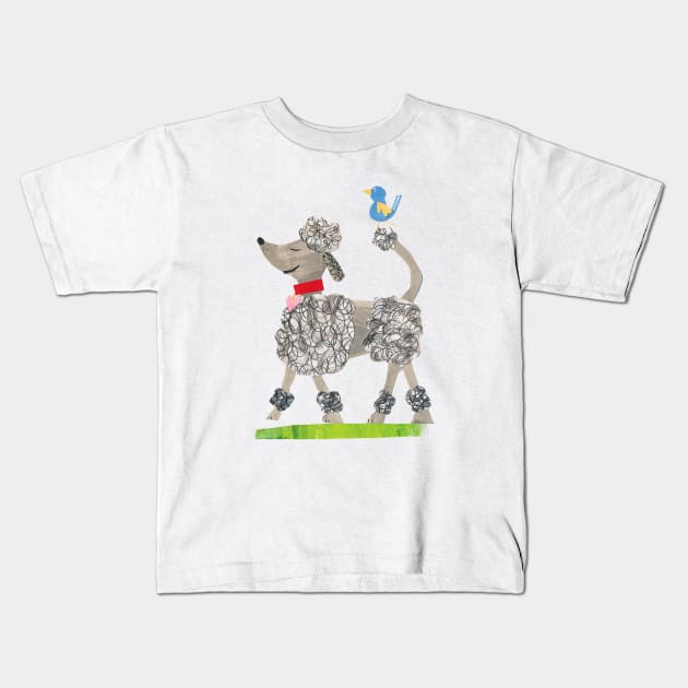 Poodle Kids T-Shirt by Tracey English